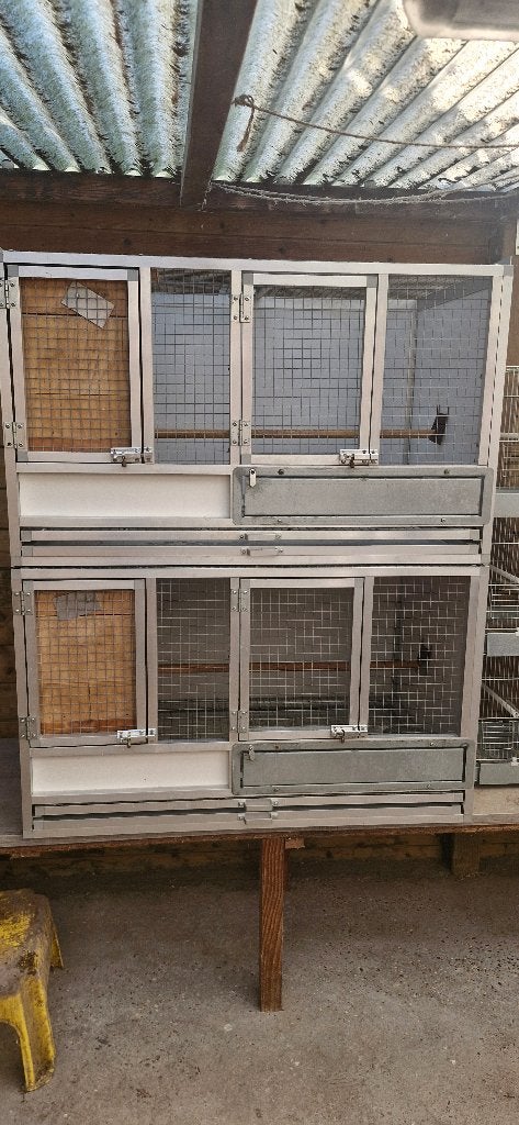 Kweekkooi 6 stuks, Enlèvement, Utilisé, Aluminium, Cage d'élevage