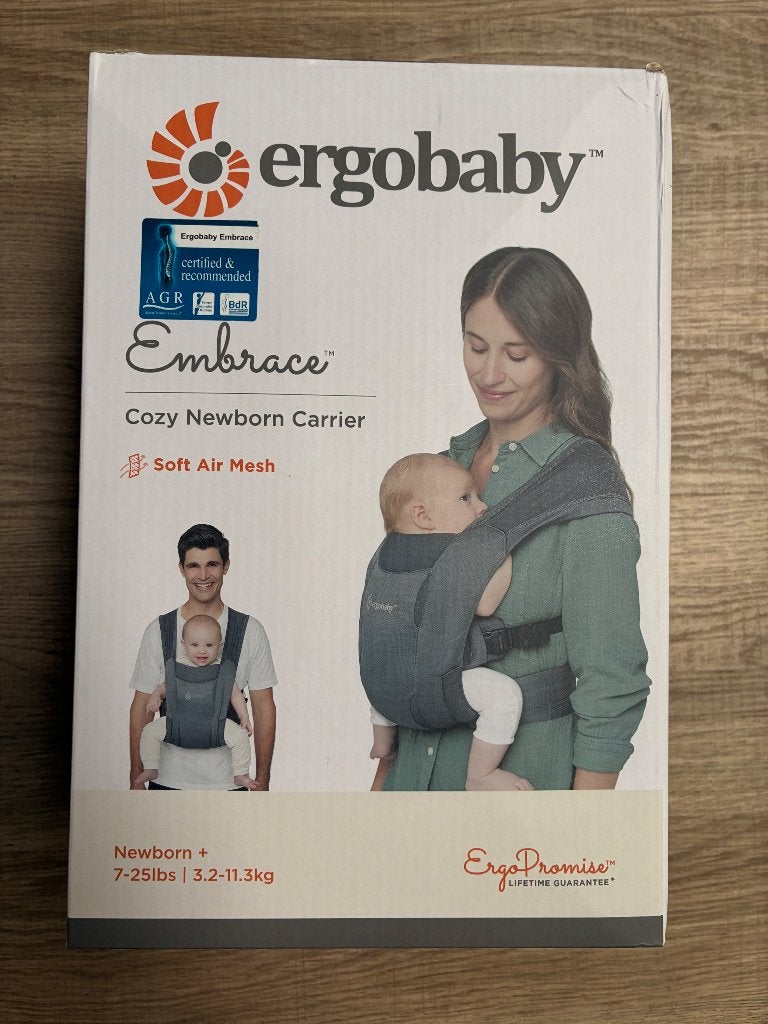 Draagzak newborn Ergobaby Embrace, Ophalen, Zo goed als nieuw, Draagzak, Overige merken