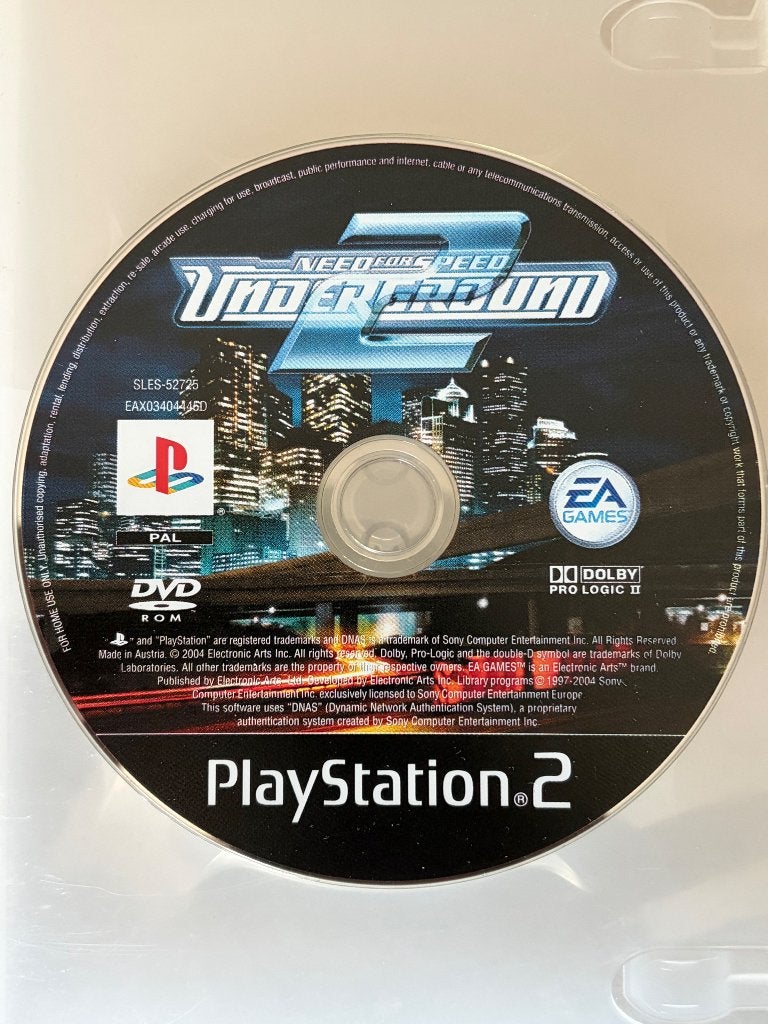 PS2  Need for speed underground 2 (enkel disk), Games en Spelcomputers, Games | Sony PlayStation 2, Ophalen of Verzenden, Gebruikt