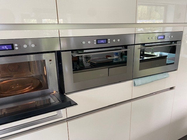 combi oven Whirlpool AMW 755 IX, Ophalen, Minder dan 45 cm, Whirlpool, Gebruikt