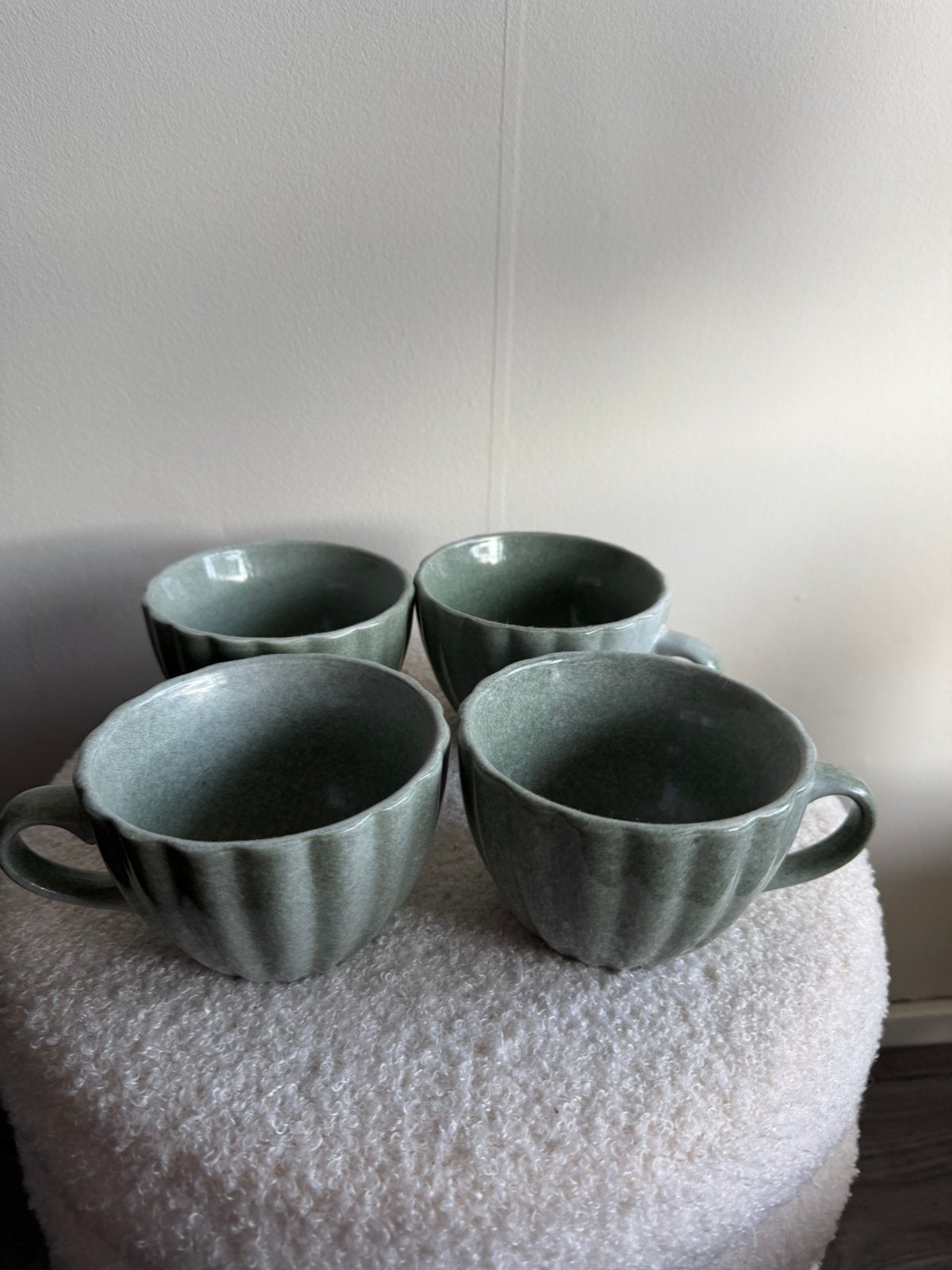 4 Nieuwe Grote Mokken - Perfect voor Koffie of Thee, Ophalen, Zo goed als nieuw