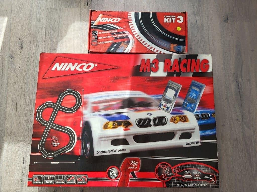 Ninco M3 racing + Kit 3 + voitures, Hobby & Loisirs créatifs, Modélisme | Voitures & Véhicules, Autres marques, Voiture, Enlèvement