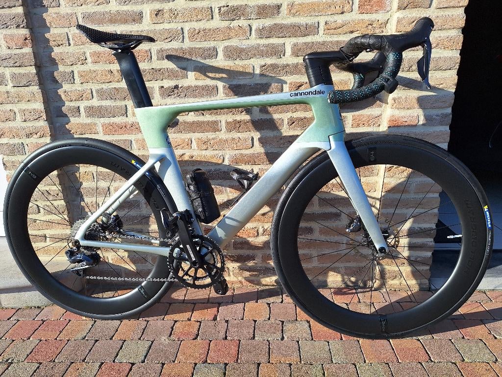Cannondale SystemSix Ultegra Di2 maat 56, Fietsen en Brommers, Ophalen, Carbon, Heren, Zo goed als nieuw