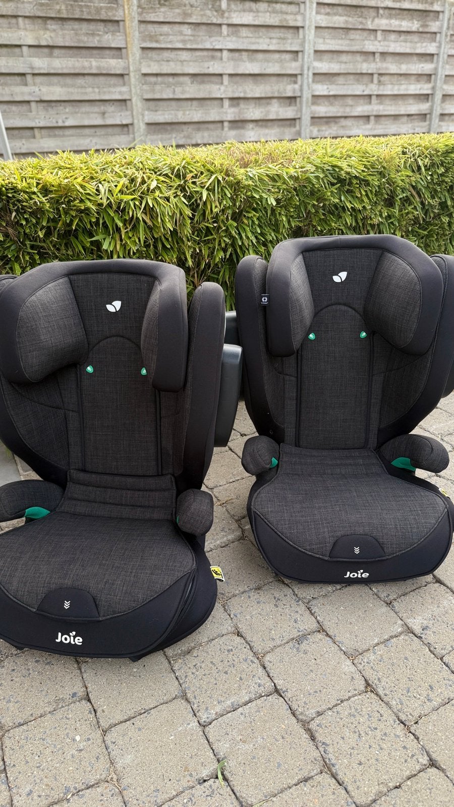 2 kinder auto stoeltjes JOIE isofix, Gebruikt, 22 t/m 36 kg, Verstelbare rugleuning, Isofix