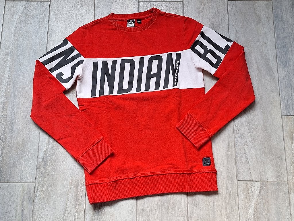 ★ M158/164 - Trui Indian Blue Jeans, Kinderen en Baby's, Kinderkleding | Maat 158, Trui of Vest, Ophalen of Verzenden, Zo goed als nieuw