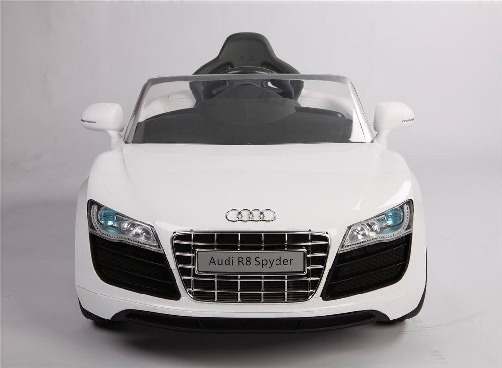 Audi R8, 1 persoons 12V + RC Wit ***NIEUW***, Ophalen of Verzenden, Nieuw