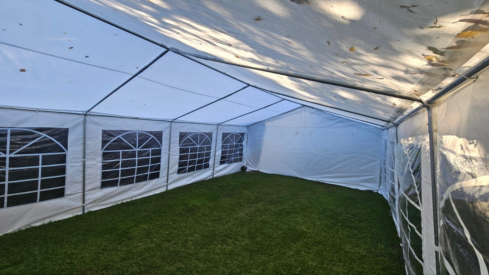 partytent 8x5 zo goed als nieuw, Tuin en Terras, Ophalen, Partytent