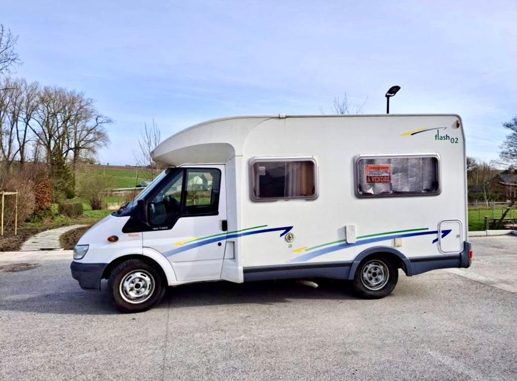 Mobilhome Chausson Flash 02 de 2007, Caravans en Kamperen, Mobilhomes, Ford, Douche, Chausson, Bestuurdersdeur