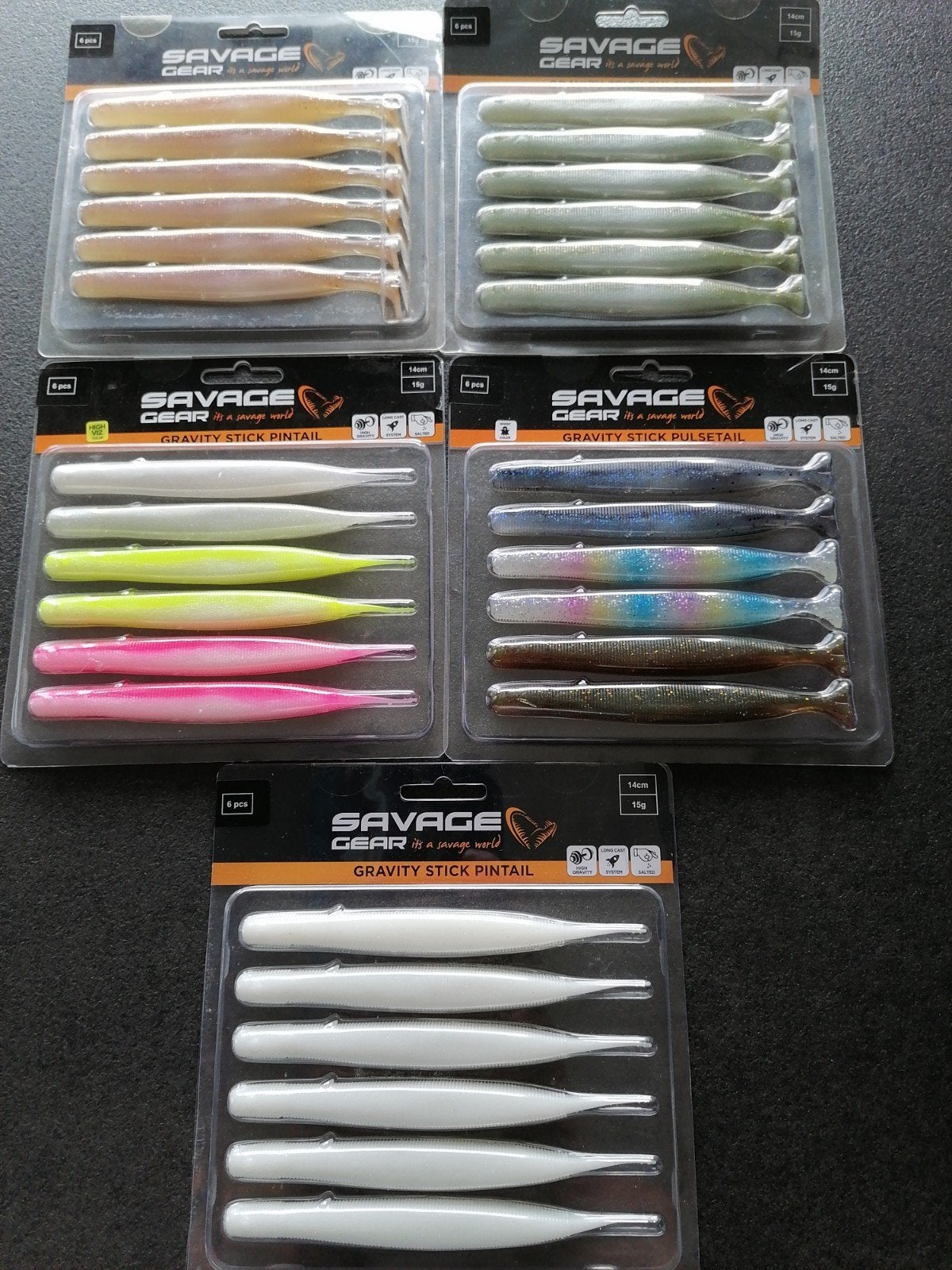 5 x SAVAGE GEAR GRAVITY KUNSTAAS. NIEUW, Ophalen of Verzenden, Nieuw