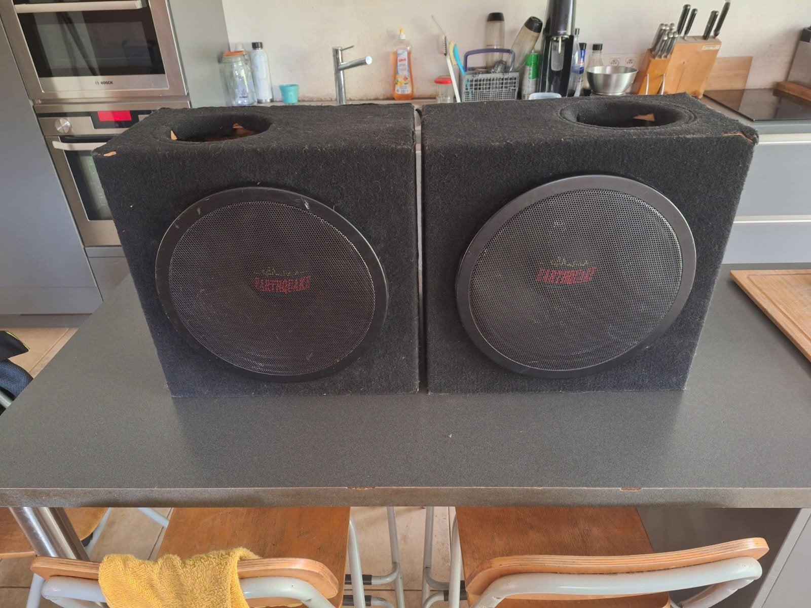 auto subwoofer´s, Ophalen, Gebruikt