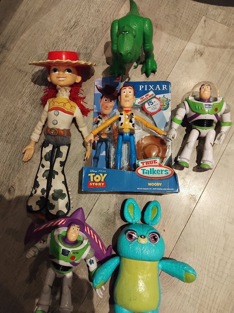 Figurines Toy Story Woody, Jessie, dinosaure, le lapin ...., Collections, Enlèvement