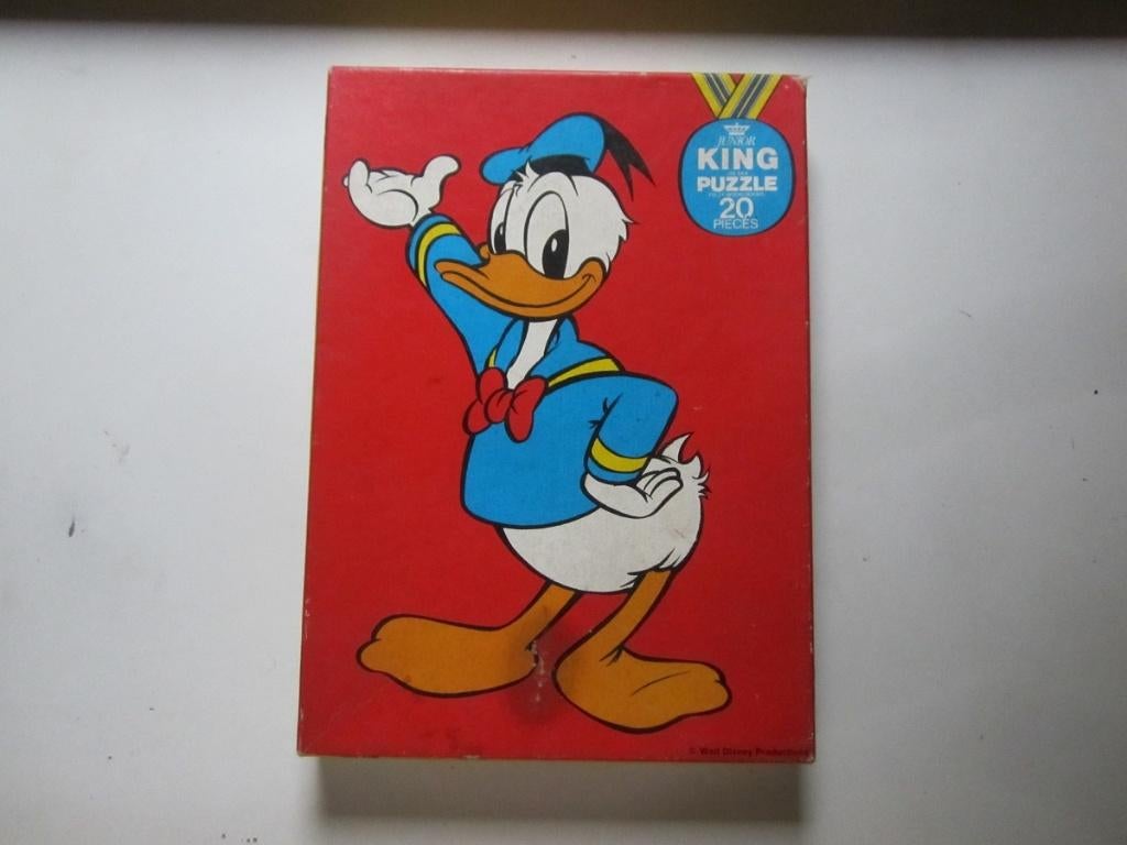 Junior King Puzzle Donald Duck N K20 - 1822, Verzamelen, Ophalen of Verzenden, Donald Duck, Gebruikt, Overige typen