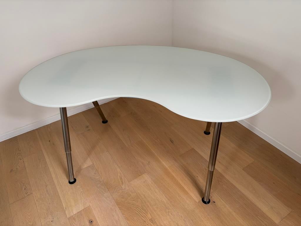 Bureau verre, Maison & Meubles, Enlèvement, Comme neuf, IKEA, Verre