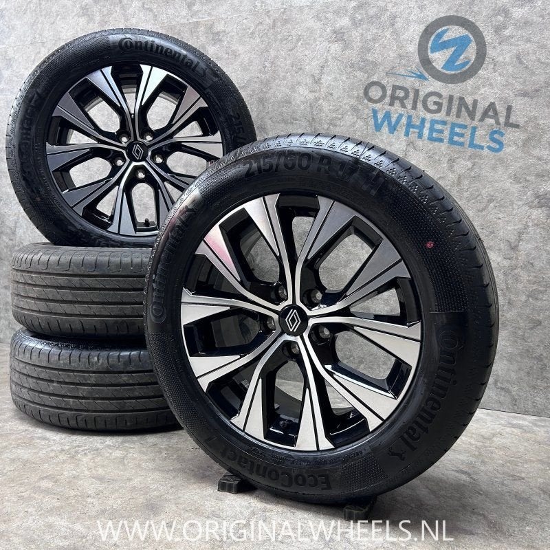 17 inch originele velgen + zomerbanden Renault Captur | Arka, Autos : Pièces & Accessoires, Pneus et Jantes, 215 mm, Pneus été
