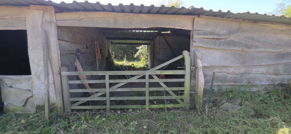 Engelse poort (3m), Tuin en Terras, Ophalen, Gebruikt, Hout, Tuinhek