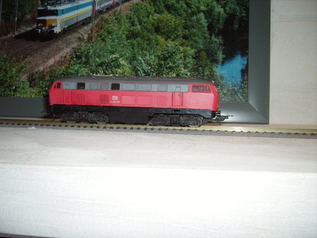 LOCOMOTIVE DIESEL ROUGE LIMA DB V160.011, Analogique, Enlèvement ou Envoi, Locomotive, Lima