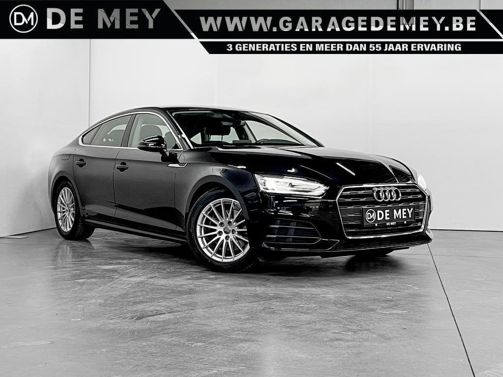 Audi A5 Sportback A5 Sportback 35 TFSI S tronic (EU6d-TEMP), Auto's, Audi, Automaat, Airbags, Zwart, Bedrijf