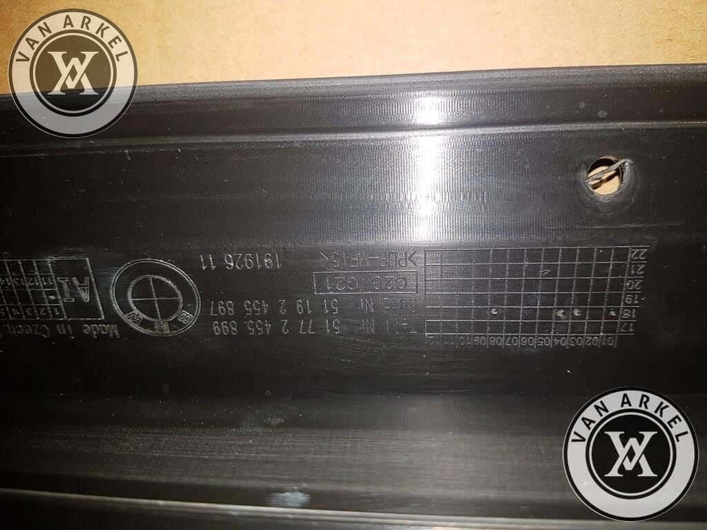 Bmw g20 g21 hoog glas lijst side 51772455899, -, Utilisé, -, Enlèvement ou Envoi