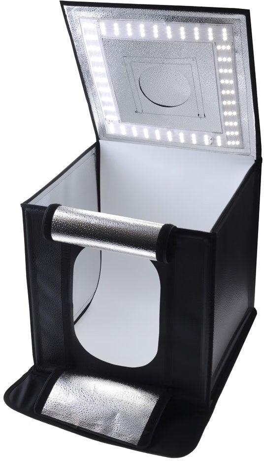CARUBA Portable Photocube LED, Audio, Tv en Foto, Ophalen, Zo goed als nieuw, Complete fotostudio