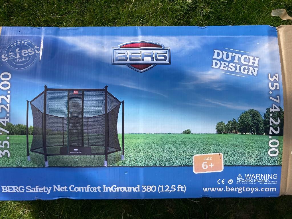 Beschermnet - SafetyNet Comfort InGround Berg 380, Kinderen en Baby's, Ophalen, Nieuw