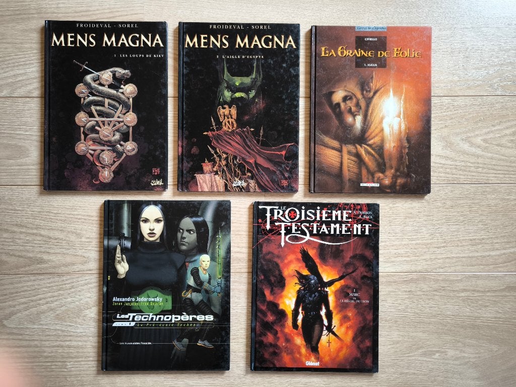 Lot 5 éditeurs BD divers, Plusieurs BD, Enlèvement, Utilisé, Diverse Auteurs