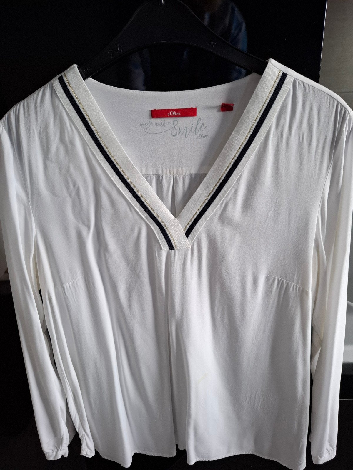 Bloesje S Oliver, Kleding | Dames, Ophalen of Verzenden, Maat 42/44 (L), Wit
