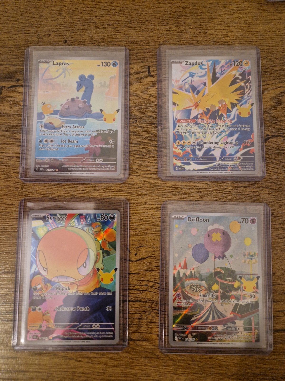 Célébration personnelle des 30 ans de Pokemon à vendre, Enlèvement
