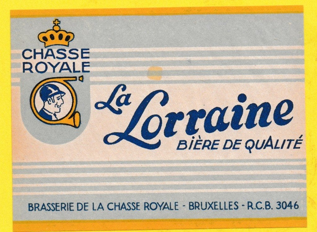 Etiquette La Lorraine Shasse Royale, Envoi