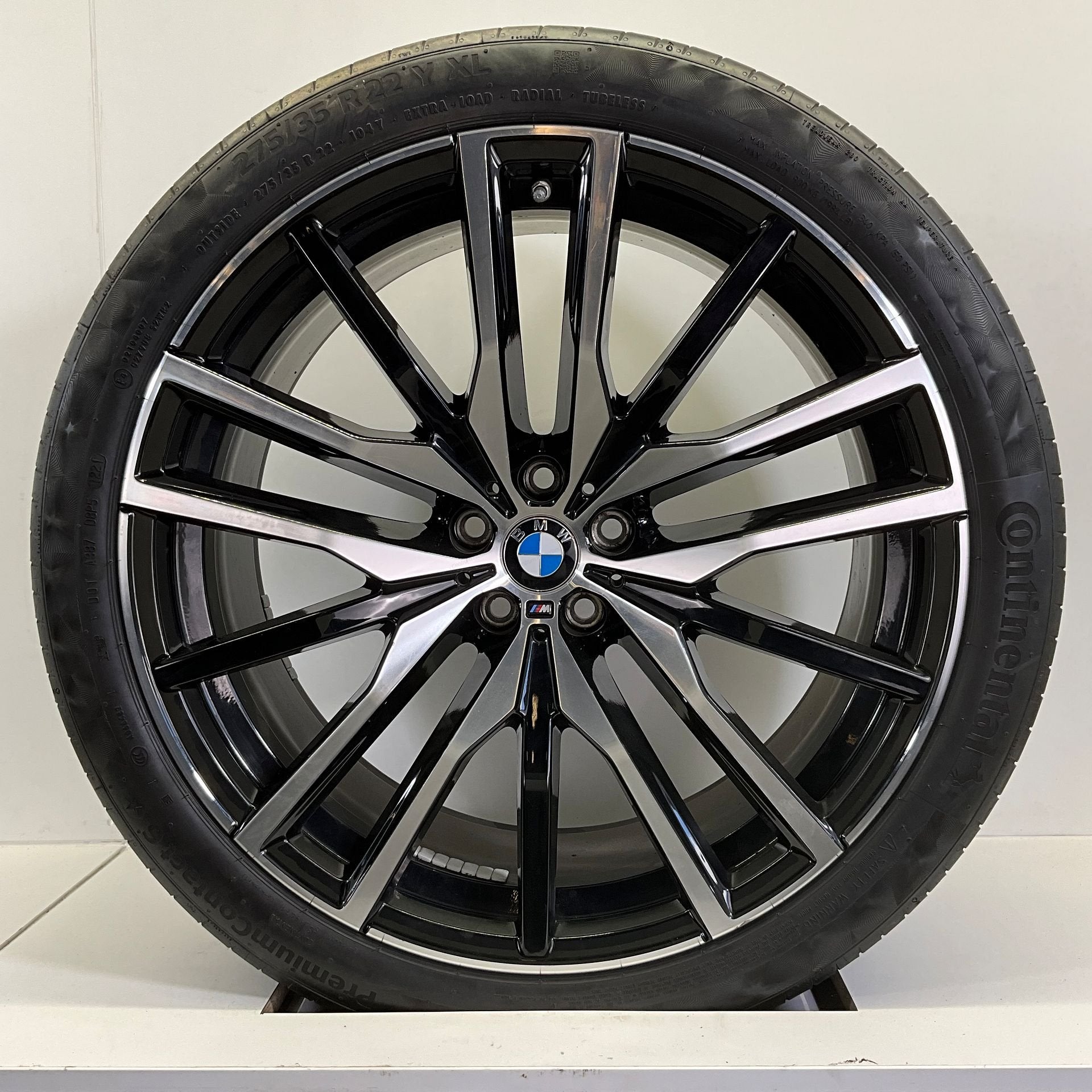 BMW X5 G05 X6 G06 BREEDSET VELGEN + ZOMERBANDEN 22 INCH ORIG, Pneus et Jantes, Véhicule de tourisme, -, Autres dimensions