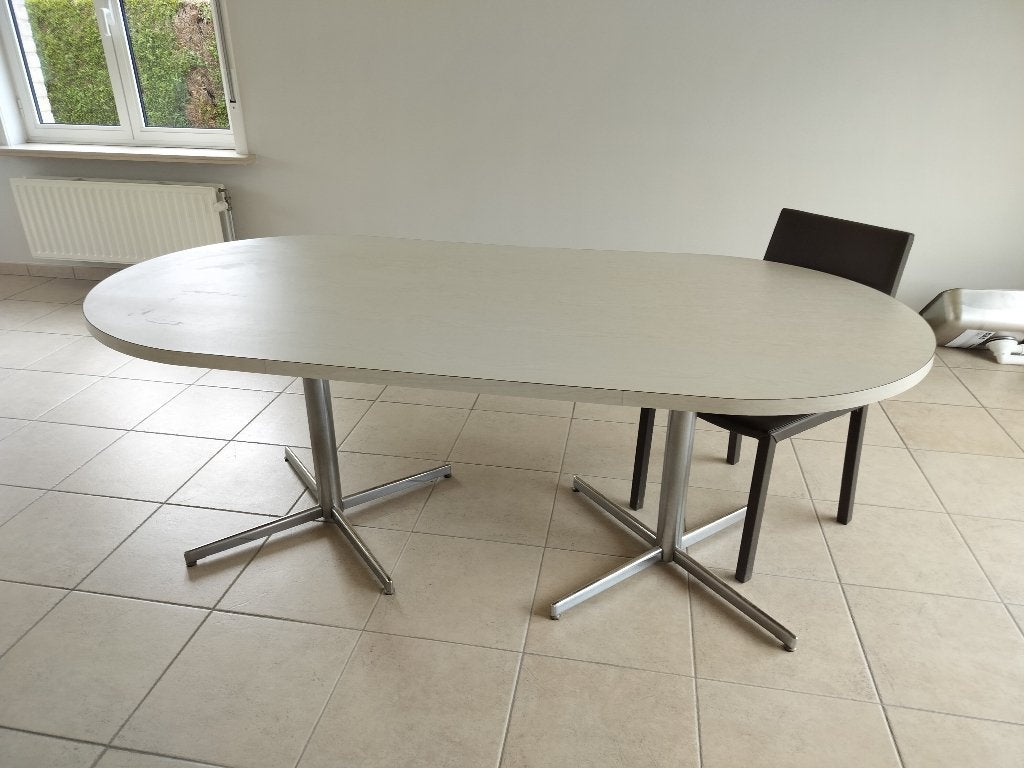 keukentafel, Huis en Inrichting, Tafels | Eettafels, Ophalen, Gebruikt, 100 tot 150 cm, 200 cm of meer