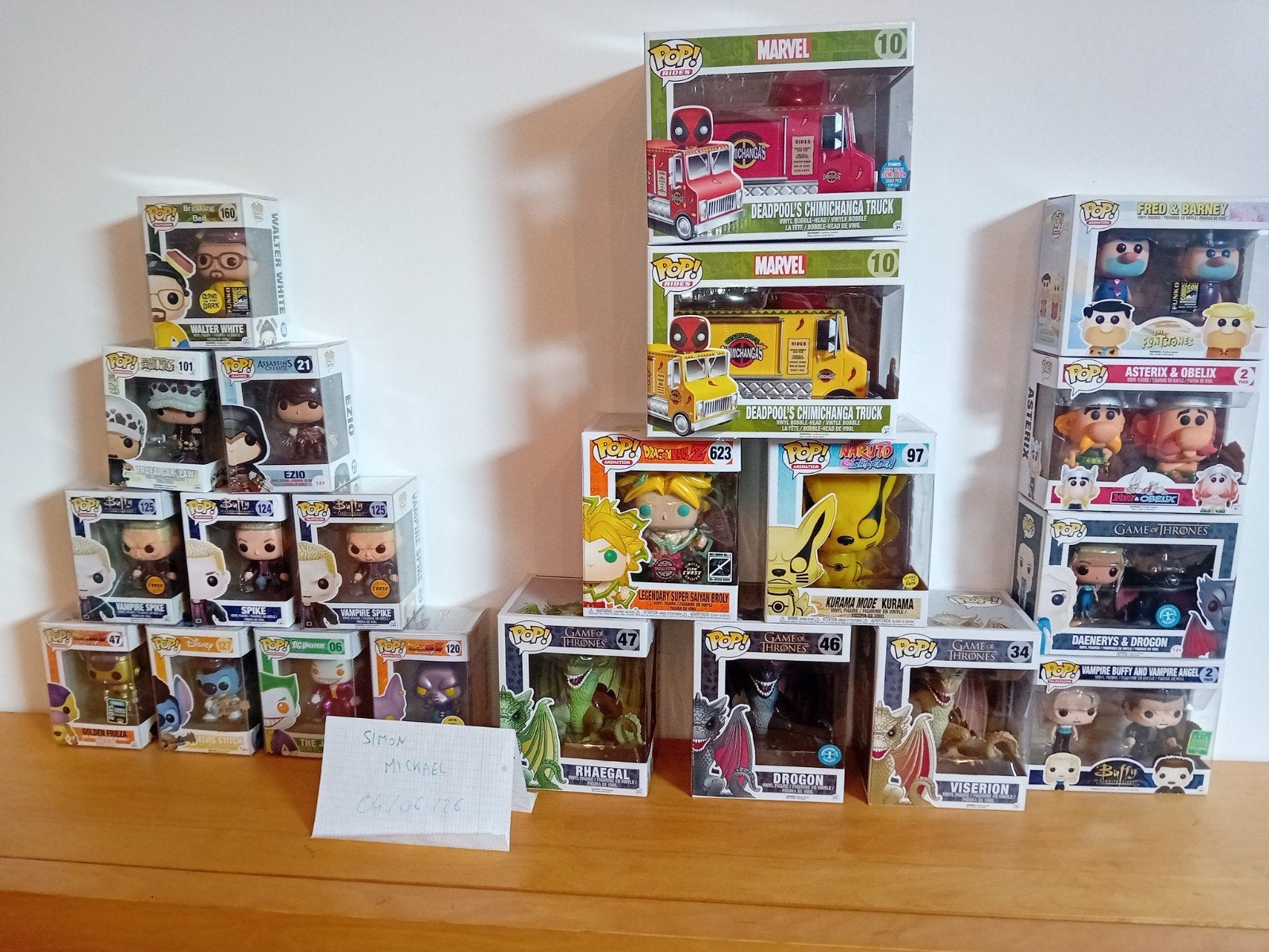 Funko pop breaking bad, marvel, dragon ball, graal, Collections, Jouets miniatures, Enlèvement ou Envoi