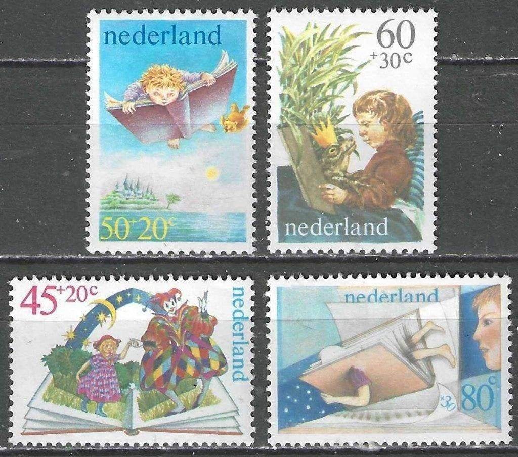 Pays-Bas 1980 - Yvert 1141-1144 - L'enfant et le livre (PF), Envoi, Non oblitéré