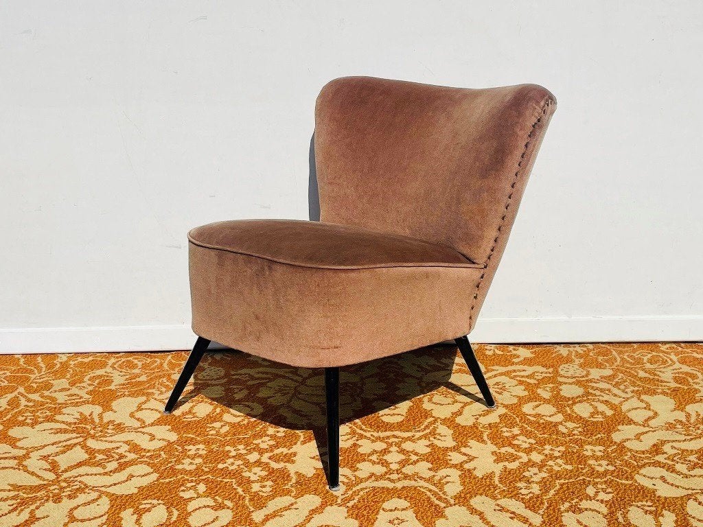 Vintage 50s cocktailfauteuil ' Expo 58 ' Loungestoel, Ophalen of Verzenden