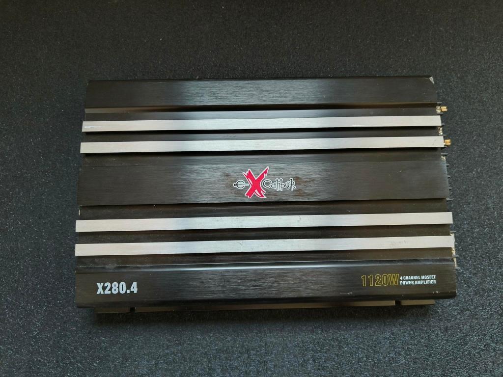 Amplificateur de voiture 4 canaux Excalibur X280.4, Enlèvement, Comme neuf