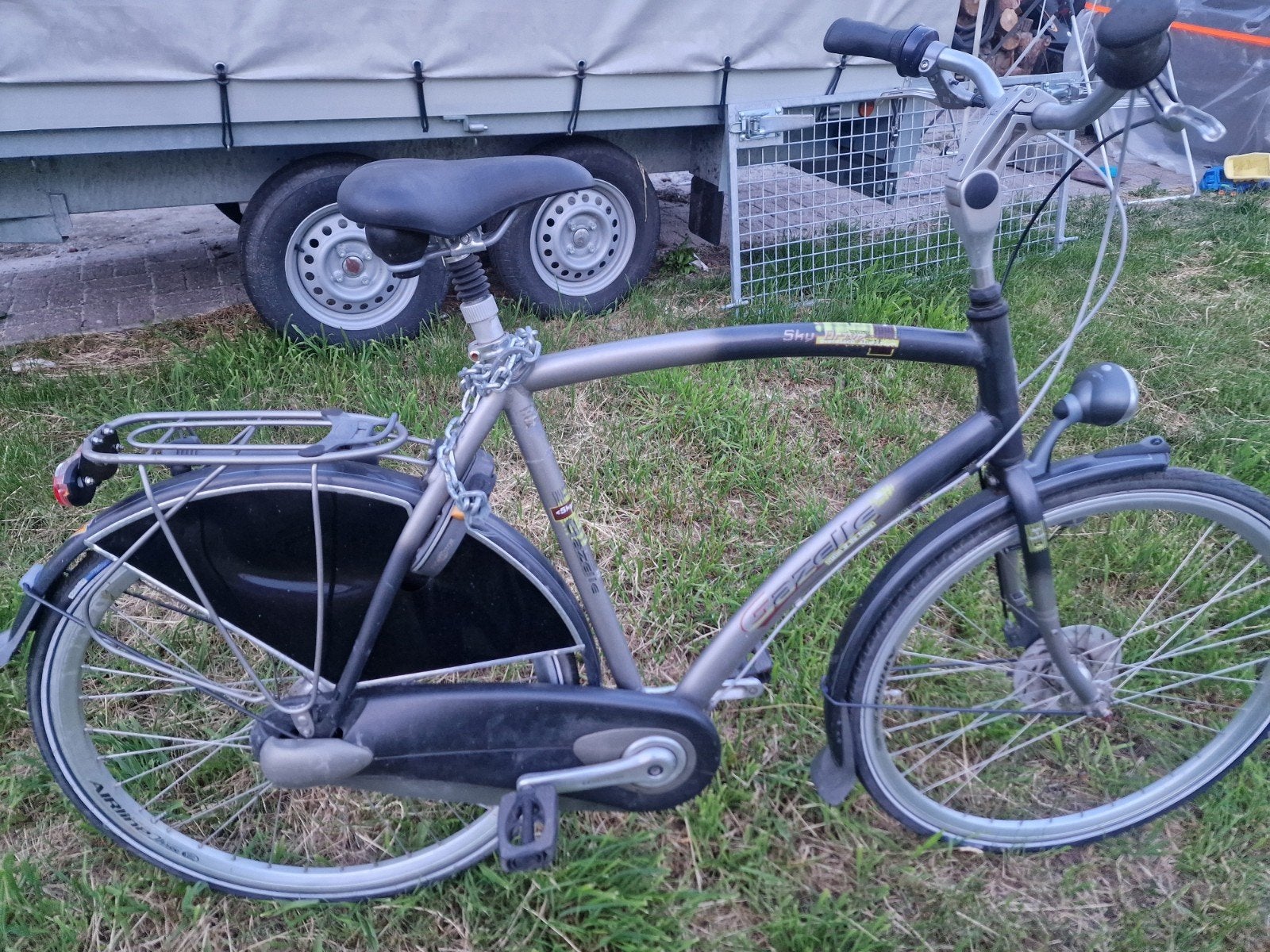 Herenfiets gazelle sky drive 28" 61 cm, Fietsen en Brommers, Fietsen | Heren | Herenfietsen, Ophalen, Gebruikt, Versnellingen