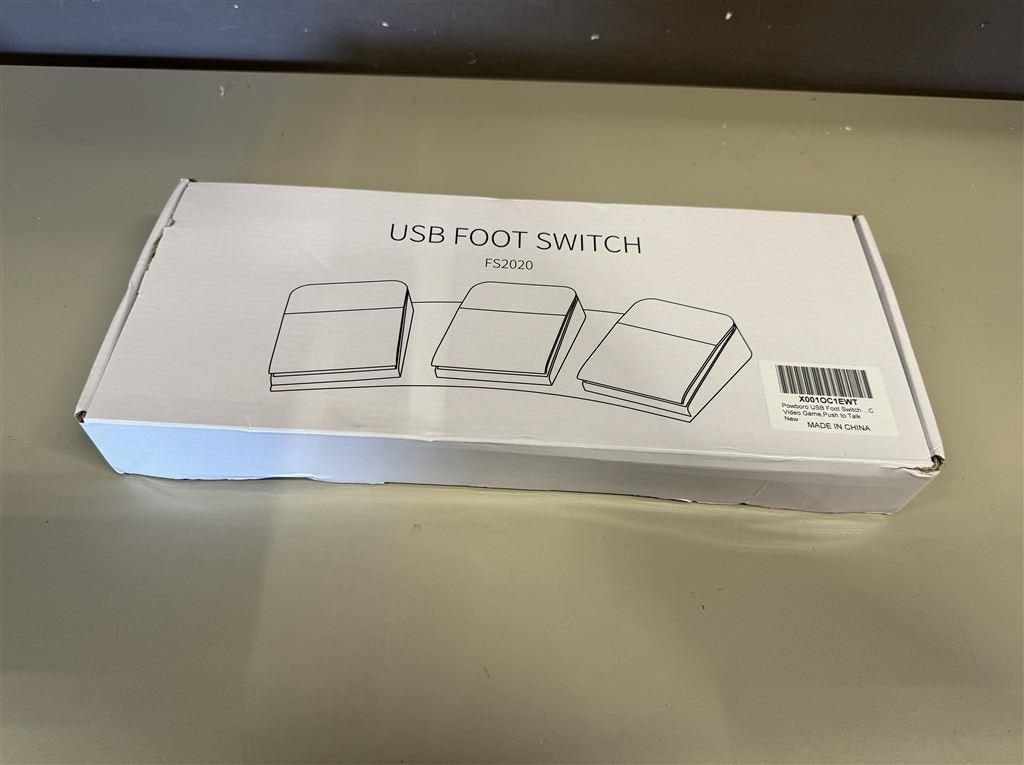 USB-voetschakelaar Drievoudige 3-pedaalbediening pc computer, Informatique & Logiciels, Claviers, Enlèvement ou Envoi, Comme neuf