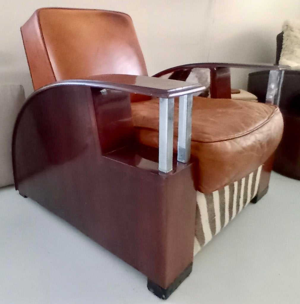 Koloniale art deco fauteuil, Ophalen