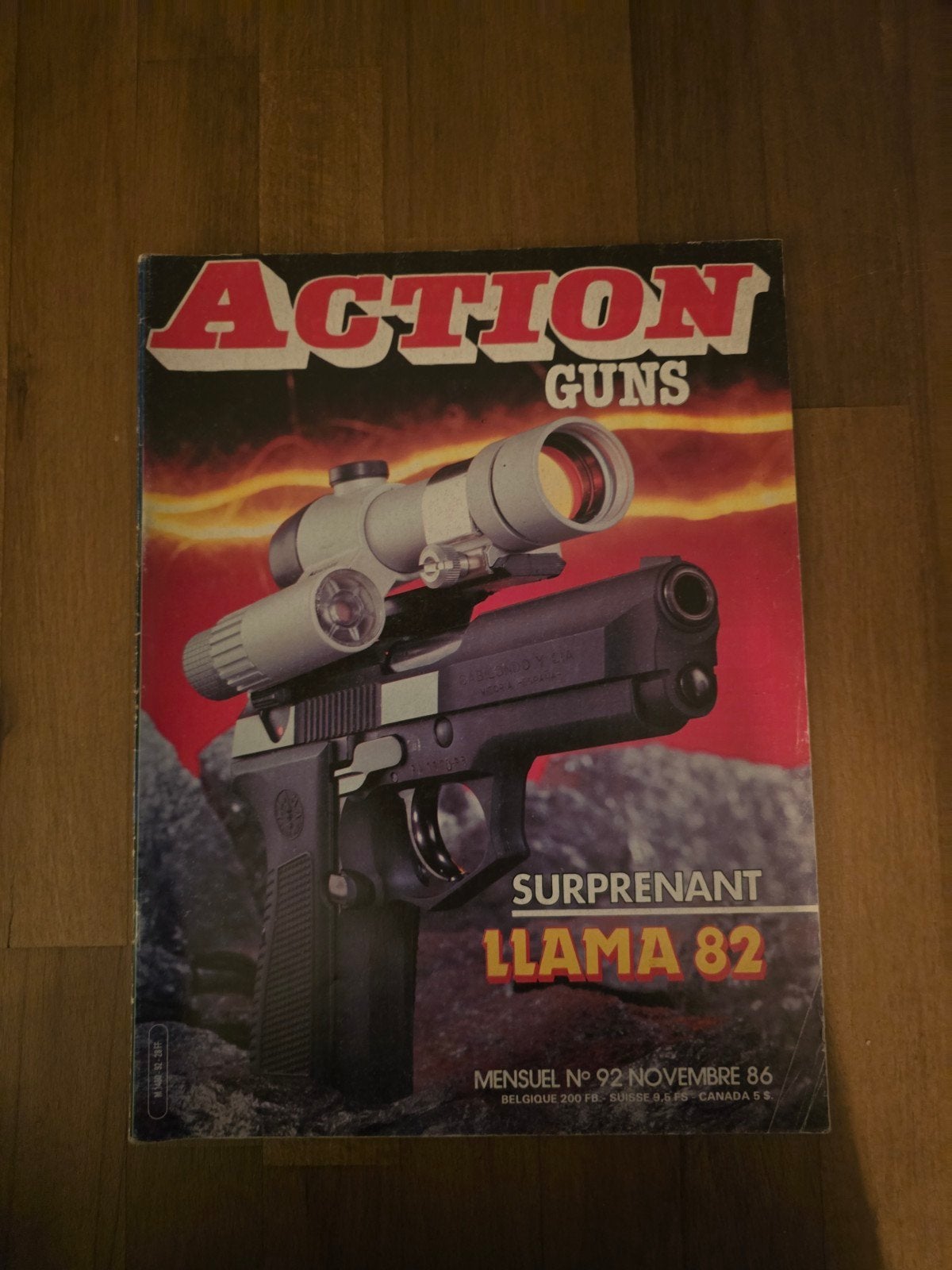 Action Guns n92 – Novembre 1986 – magazine de collection, Enlèvement ou Envoi, Général