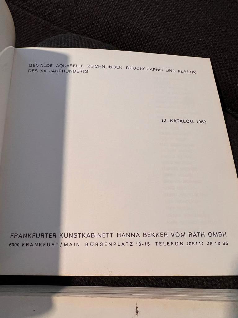 Armoire artistique de Francfort Hanna Bekker Vom Rath G 2 ex, Livres, Enlèvement ou Envoi, Utilisé, Peinture et dessin
