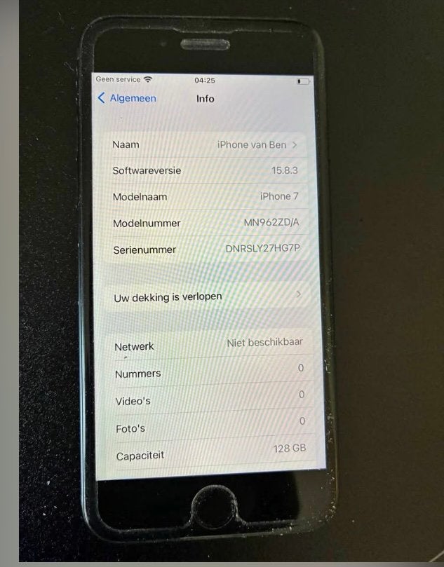 iPhone 7 128Gb, Ophalen of Verzenden, Zo goed als nieuw, IPhone 7