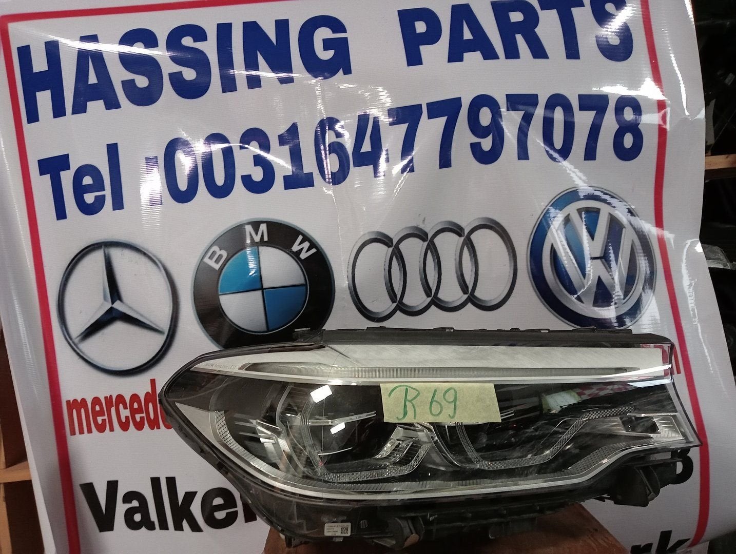 Koplamp BMW 5 Serie G30 G31 Full Led Adaptive 721496203 Rech, Auto-onderdelen, Verlichting, BMW, Gebruikt, Ophalen of Verzenden