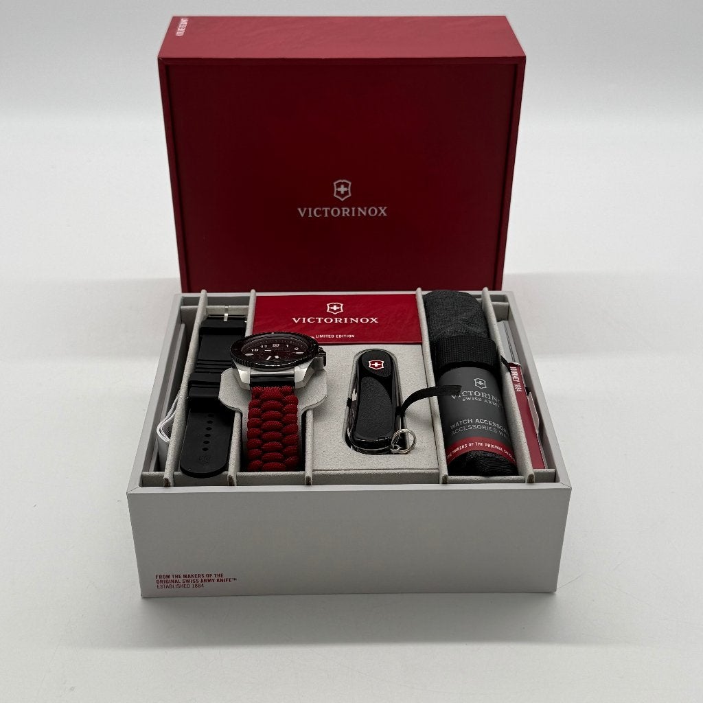 Victorinox Journey 1884 Limited Edition Horloge | Compleet, Handtassen en Accessoires, Horloges | Heren, Overige merken, Staal