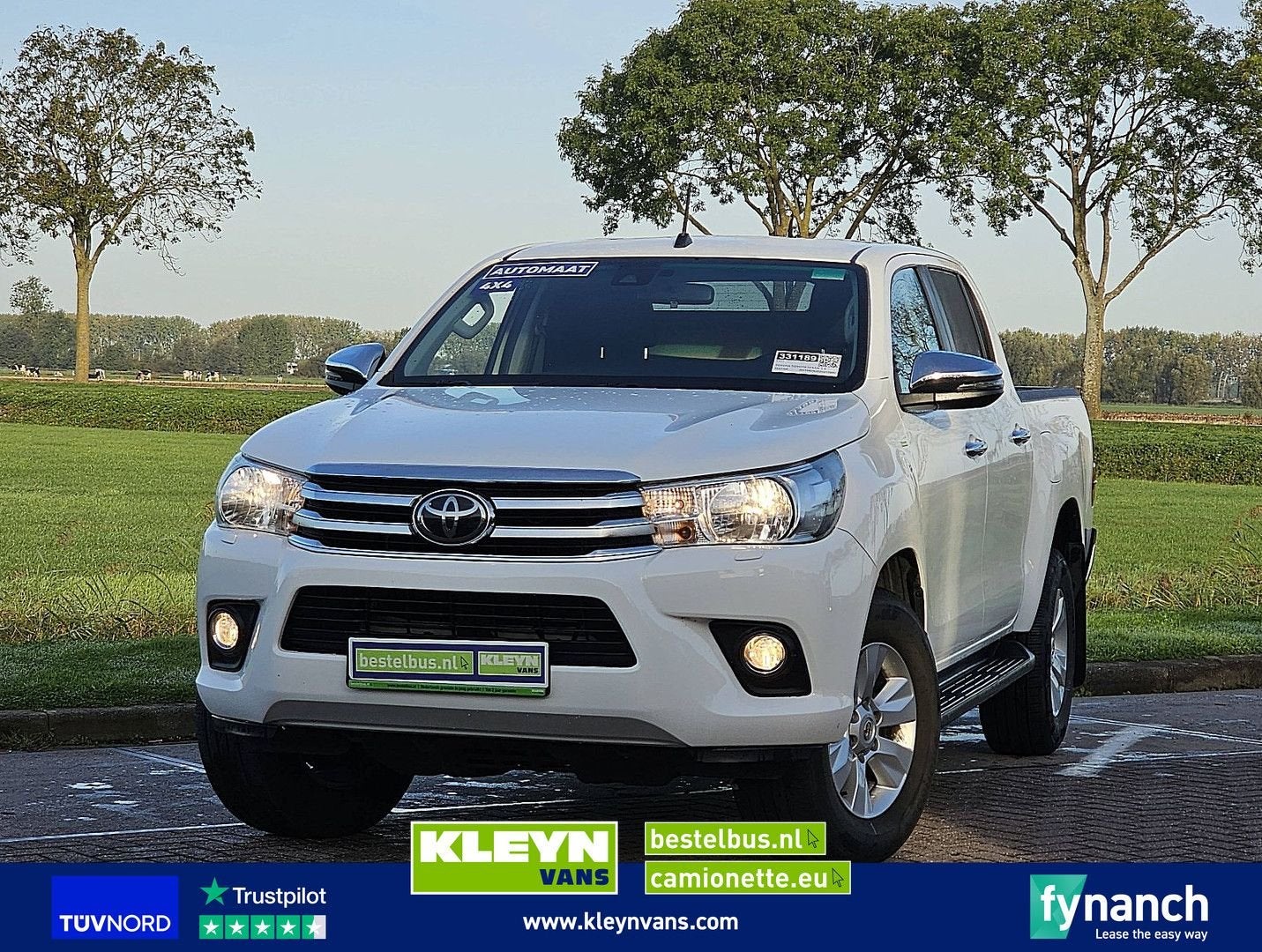 Toyota HI-LUX 2.4 EU netto exportprijs 19950,00 ac automaat, Autos, Achat, Entreprise, Diesel, Automatique