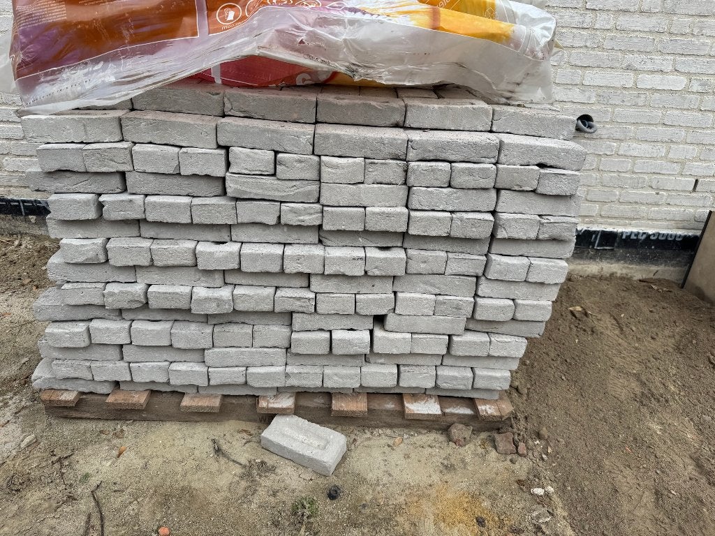 Wienerberger Agora Zilvergrijs M50, 750 nieuwe gevelstenen, Enlèvement, Neuf, Briques