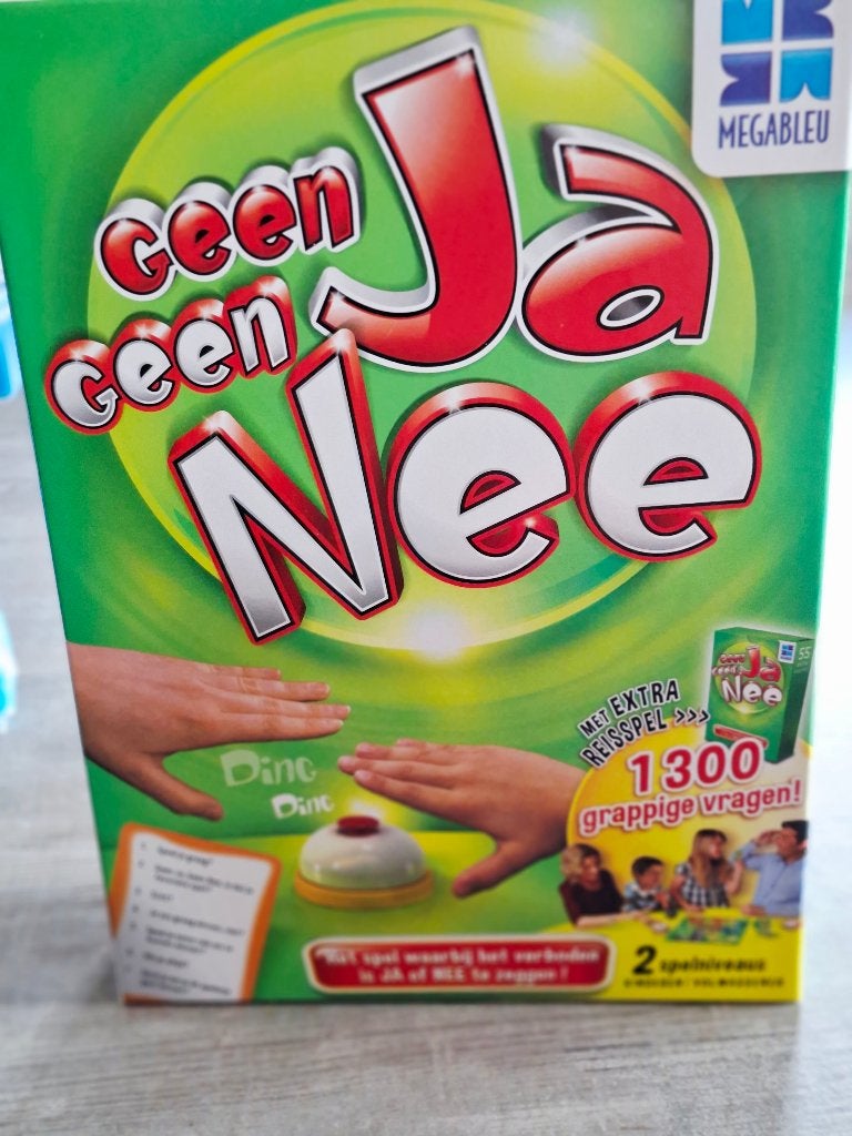 Spelletje 'Geen ja geen nee', Ophalen, Megableu, Vijf spelers of meer, Zo goed als nieuw