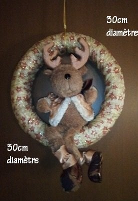 Noël couronne renne 10€ sapin 7€/ 30 boules 5€ cadeaux 5€/p, Diversen, Ophalen of Verzenden, Zo goed als nieuw