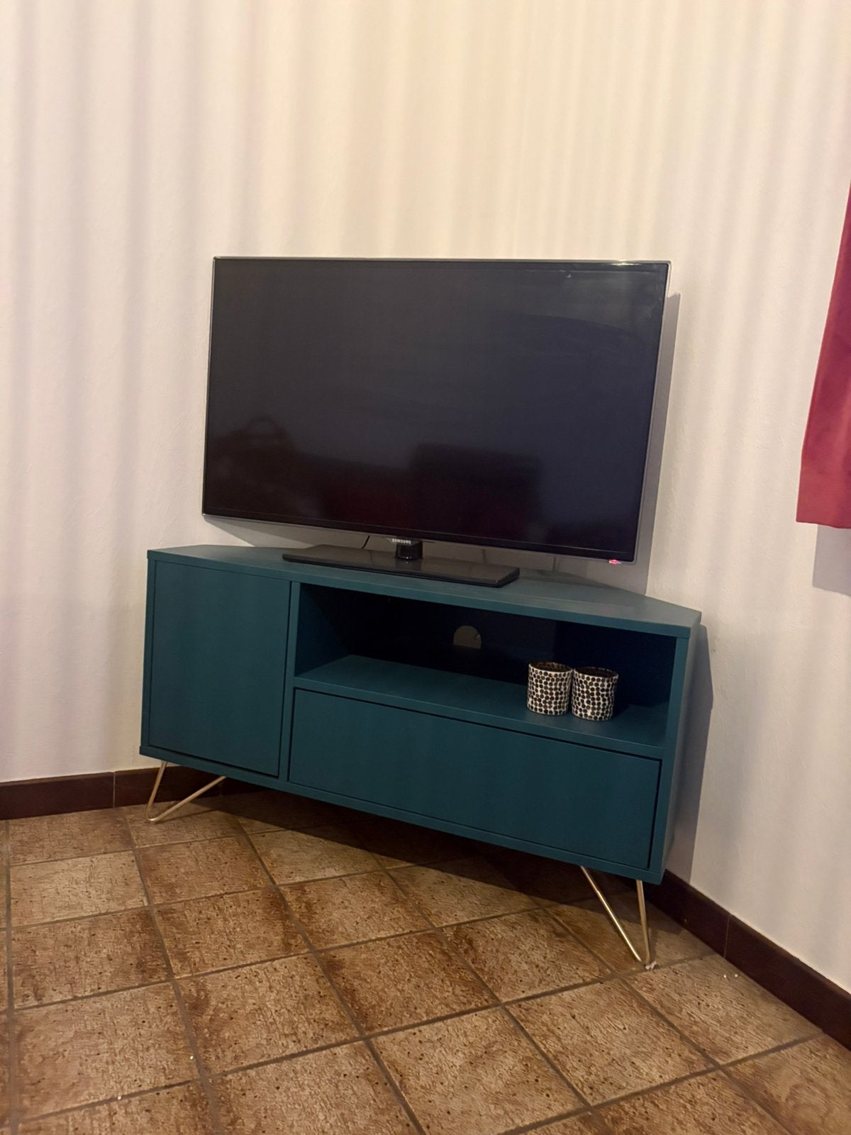 Tv meubel (eventueel inclusief tv), Huis en Inrichting, Kasten |Televisiemeubels, Ophalen, Zo goed als nieuw