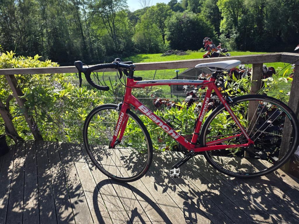 Bianchi Via Nirone 7 Vélo de route carbone/alu, Vélos & Vélomoteurs, Vélos | Vélos de course, Frein sur jante, 57 à 61 cm, Enlèvement