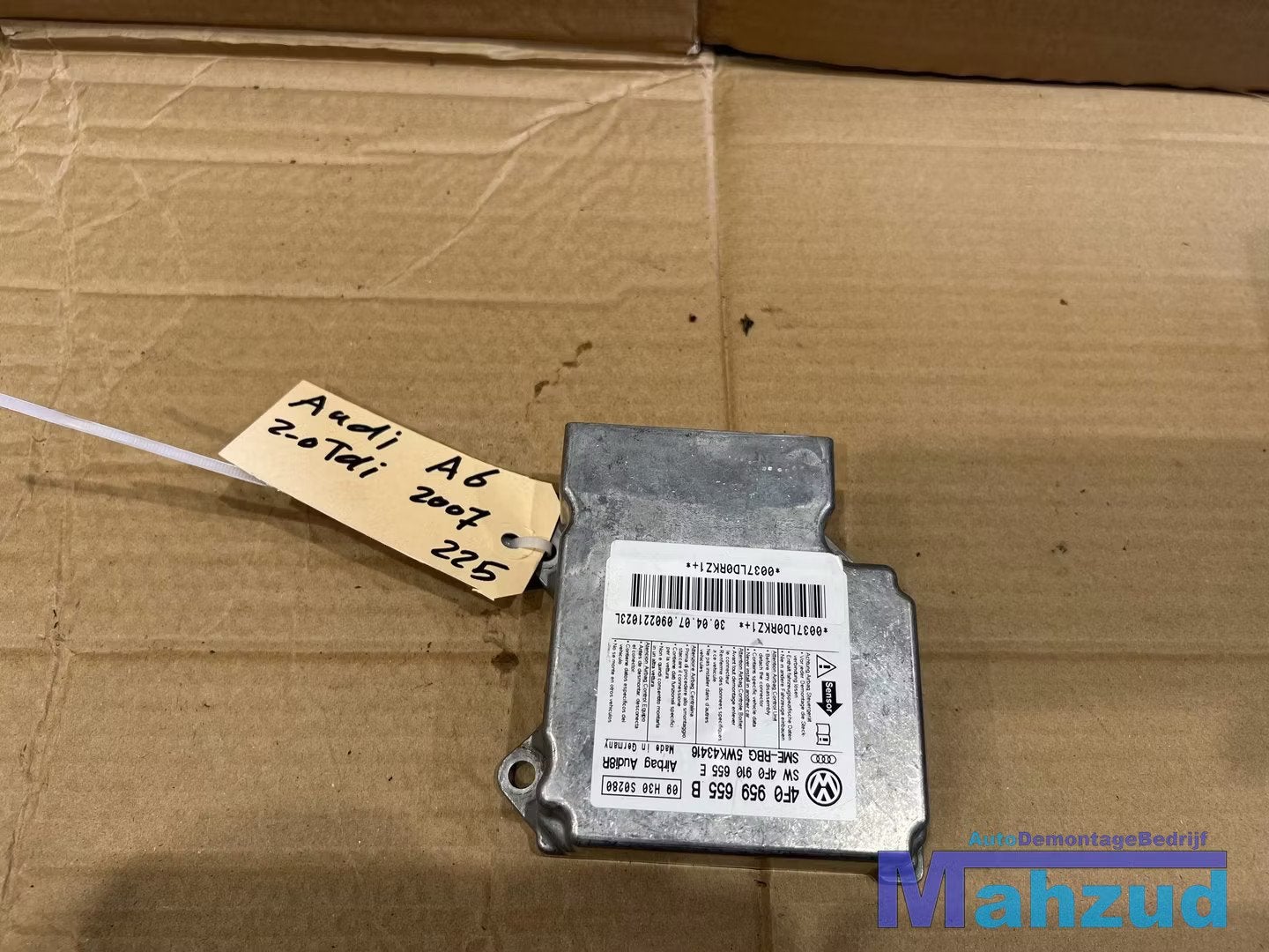 AUDI A6 C6 Airbag module 2004-2011 4F0959655B, Auto-onderdelen, Gebruikt, AUDI AG, Auto-Union-Strasse 1
85045  Ingolstadt, DE
