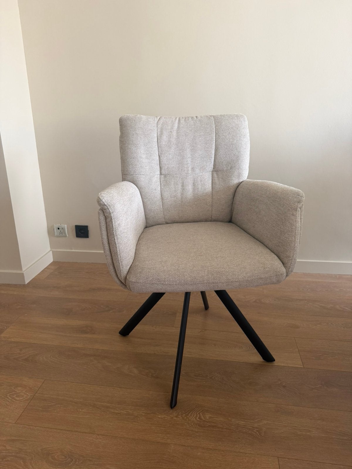 6x chaises de salle à manger design NOUVEAU, Neuf, Gris, Enlèvement, Cinq, Six Chaises ou plus